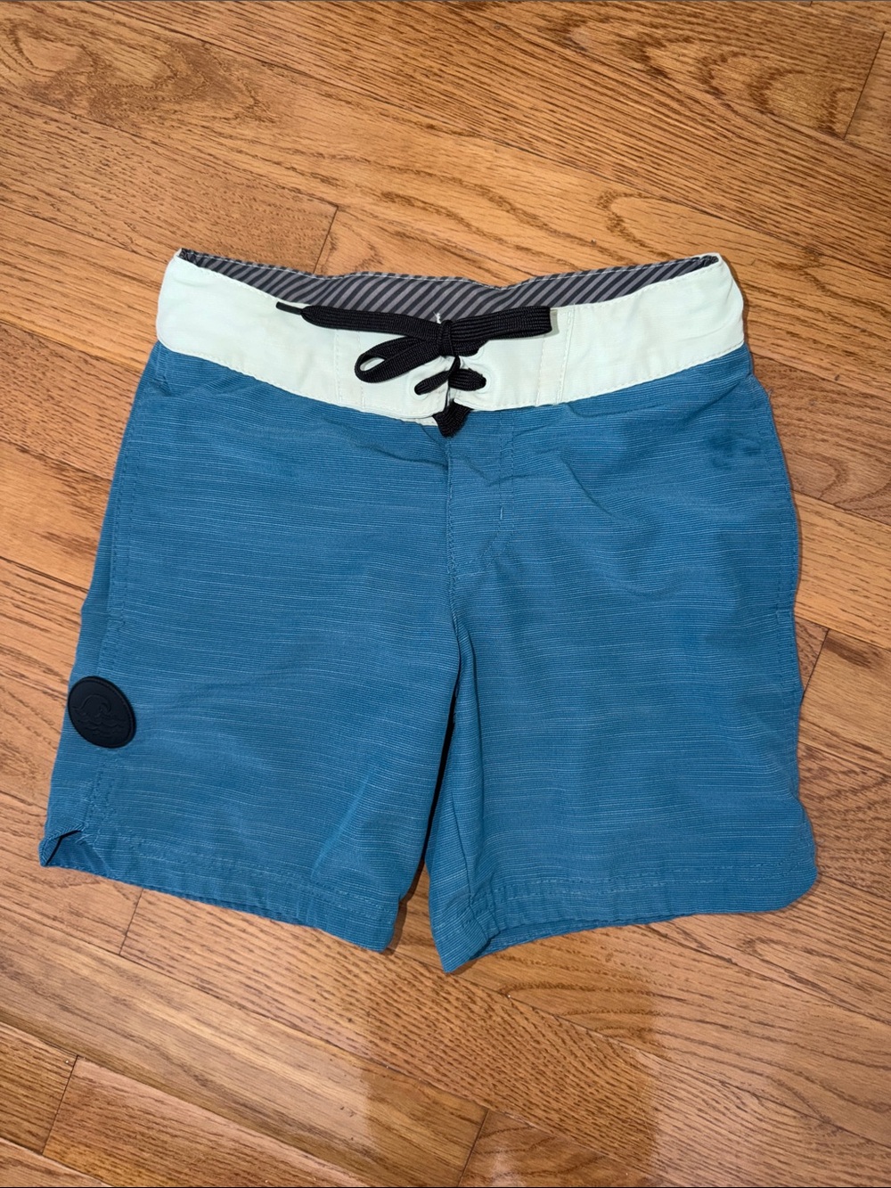 Target Boys Blue and White Swim Trunks